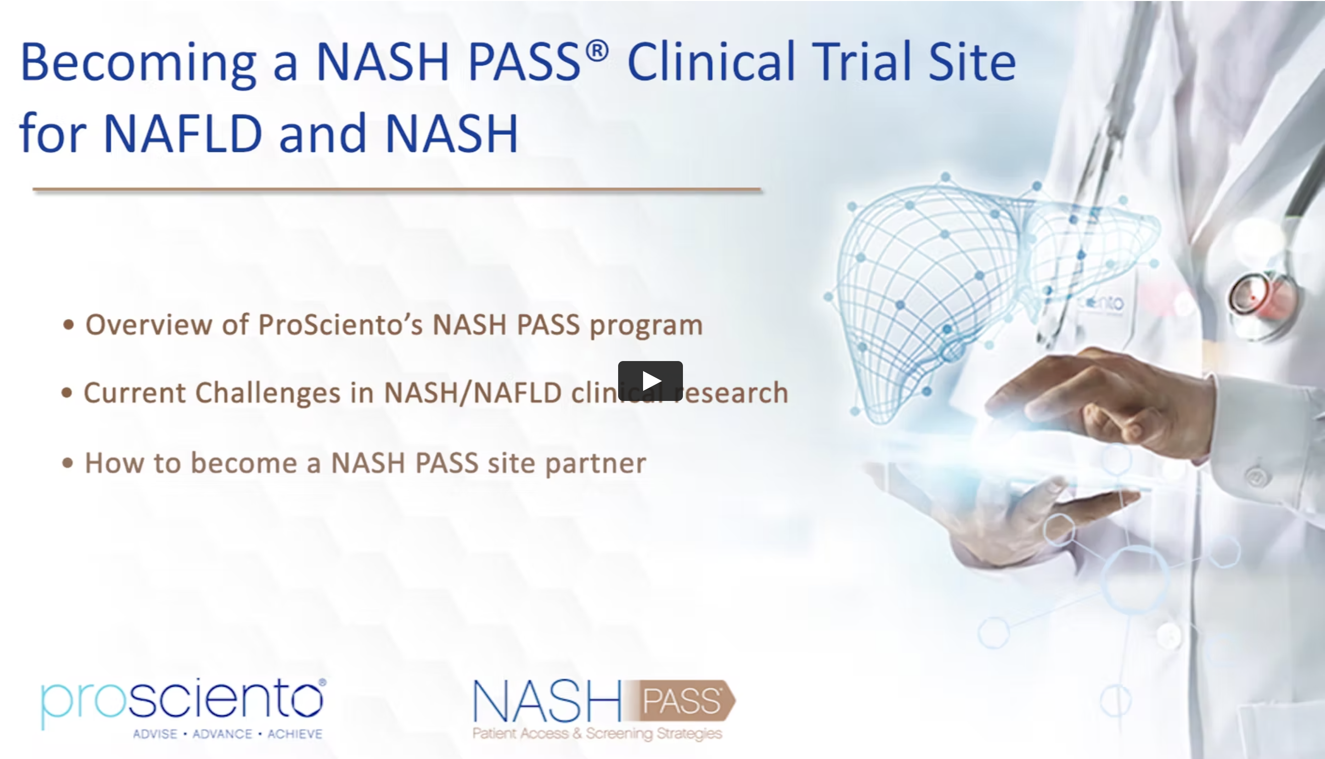 Becoming a NASH PASS® Clinical Trial Site for NAFLD and NASH thumbnail