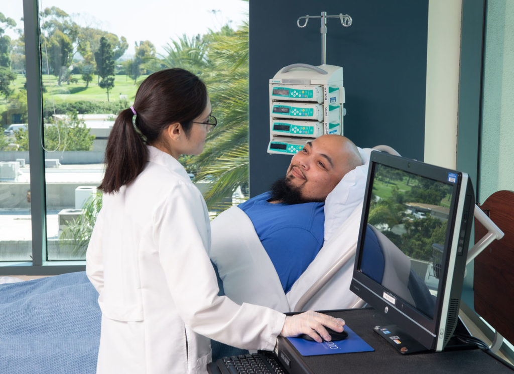 A Patient in the ProSciento Clinic