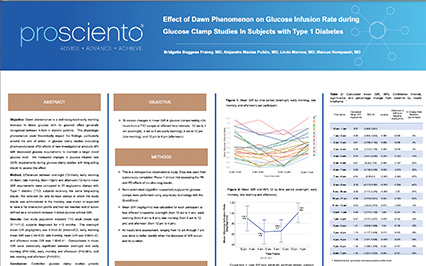 Effect of Dawn Phenomenon on Glucose Infusion Rate During Glucose Clamp Studies In Subjects with Type 1 Diabetes thumbnail